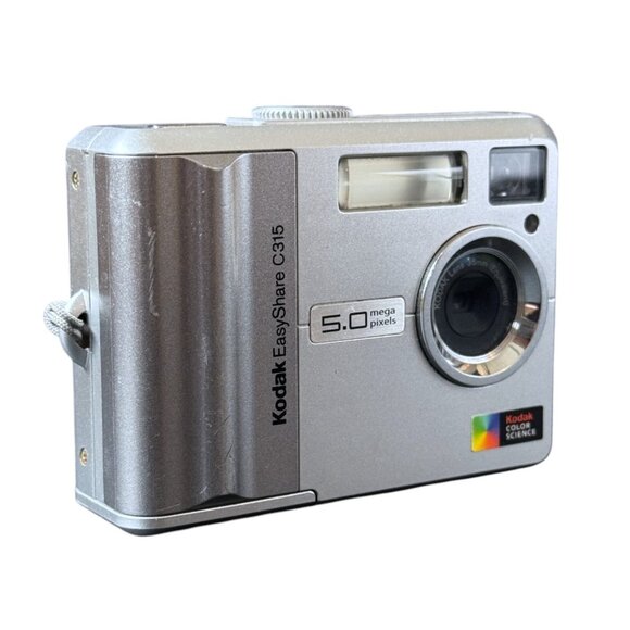 Kodak EasyShare C315 5.0MP Digital Camera Tested Works Incl Software SD Card - Picture 2 of 12